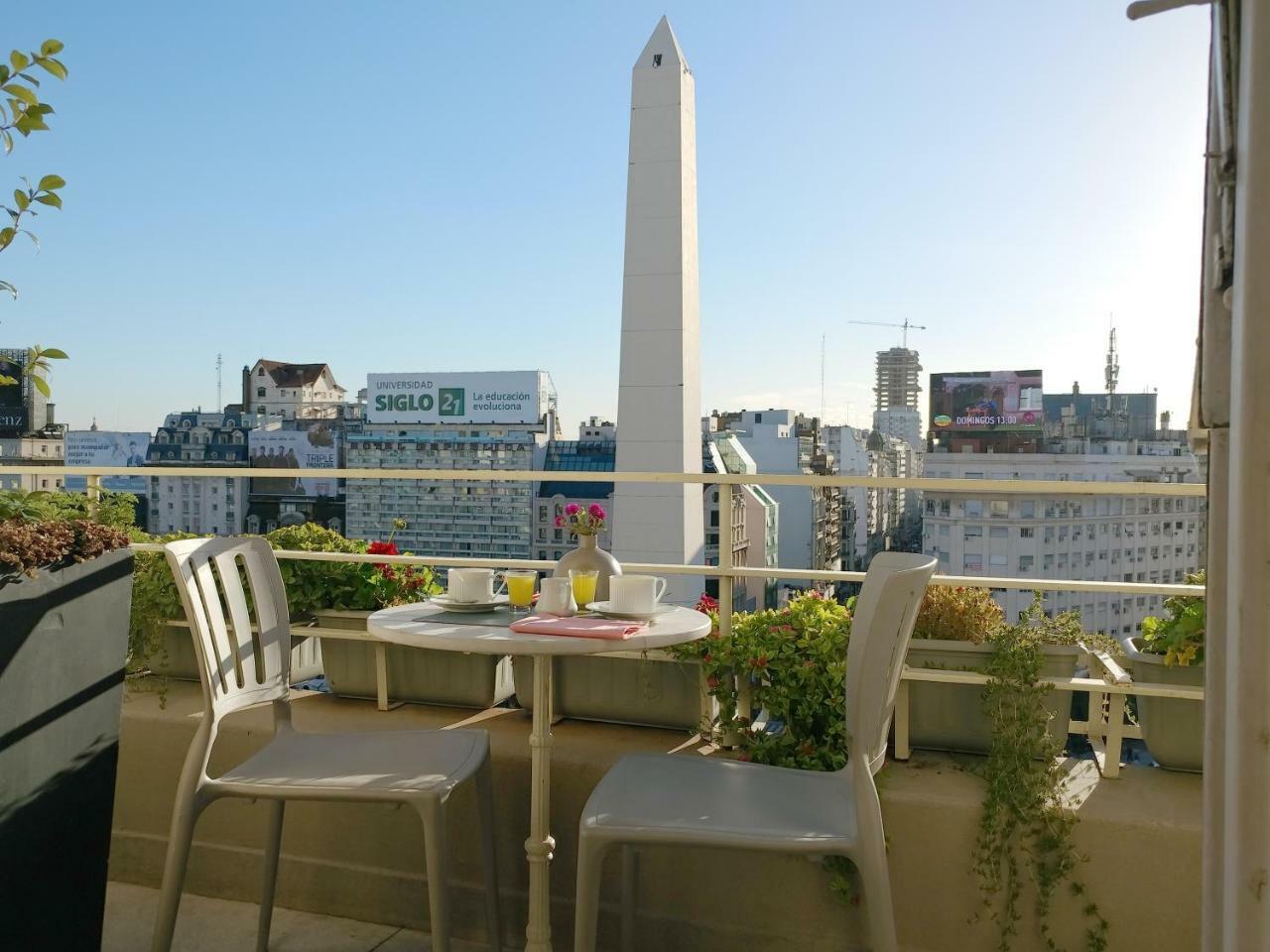 Penthouse frente al Obelisco con terraza Apartamento Ciudad Autónoma de Ciudad Autónoma de Buenos Aires Exterior foto